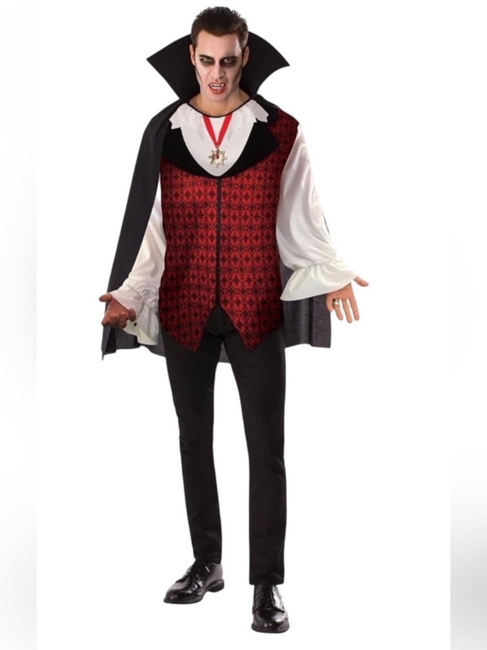Halloween Way To Celebrate Men's Vampire Costume size L 36/38